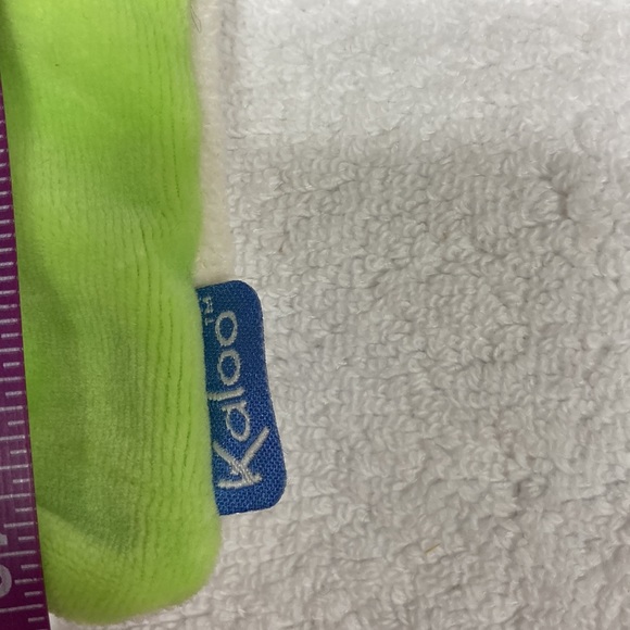 NWT DOUDOU FLAT PUPPET RABBIT TURTLE GREEN KALOO lovey security Blankie - Picture 4 of 6